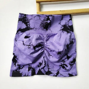 Black purple short