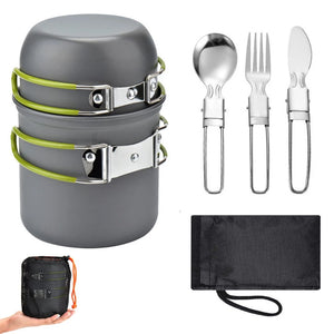 Green with cutlery