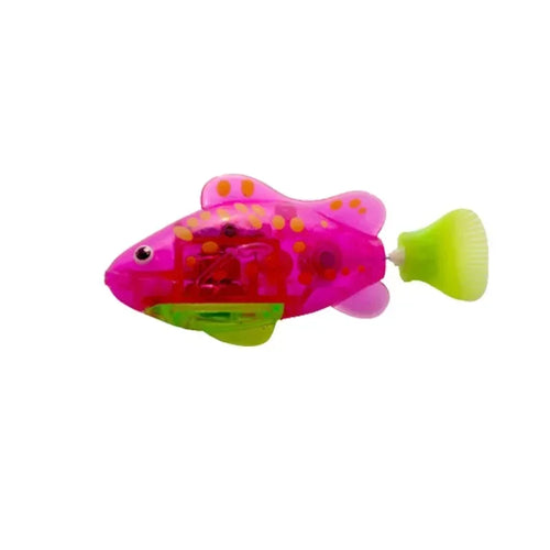 Cat Toys LED Inductive Interactive Swimming Robot Fish Toy Glowing