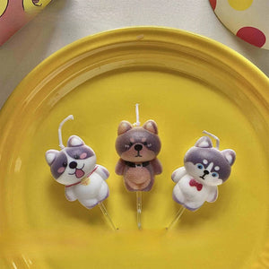 3pcs Dog Candles