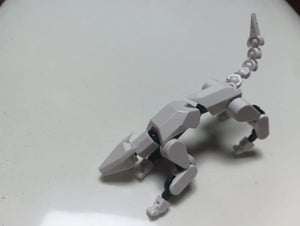 gray dog