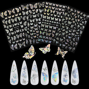 laser silver 4pcs