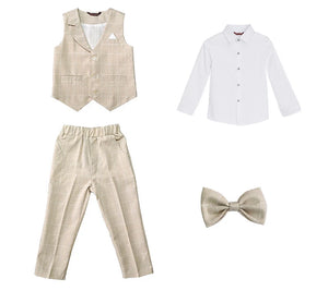 Khaki 4 Pcs Sets