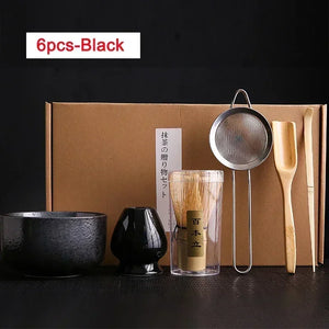 6Pcs Black