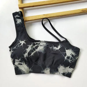 Black gray bra