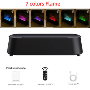 Black 7 colors Flame
