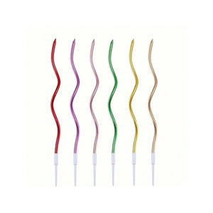 6pcs Colorful Curve