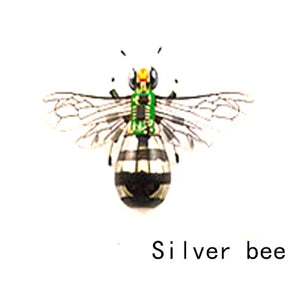 Silver bee static