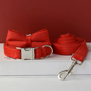 Bow Collar Leash Set