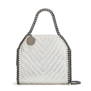silvery white