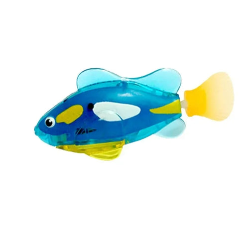 Cat Toys LED Inductive Interactive Swimming Robot Fish Toy Glowing