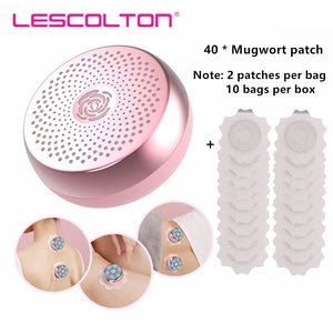 pink with 40 patches