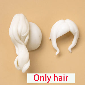Only hair-BW