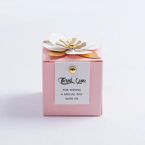 Pink white card
