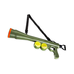 Toy gun with 2 balls