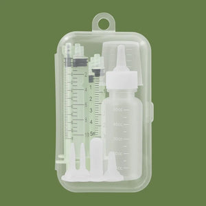 White Pet Feeder Set