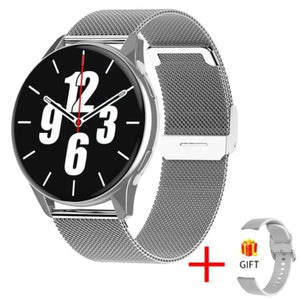 Mesh belt silver