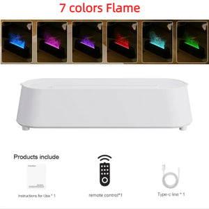 White 7 colors Flame