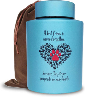 Blue-Paw In Heart