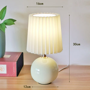 Round ceramic cream color