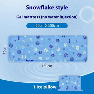 50x150Snowflake with pillow