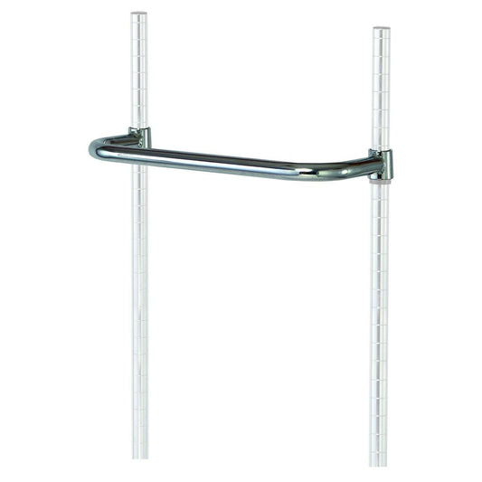 21-Inch Chrome Safety Push Handle for Wire Shelving Carts (10-Count)
