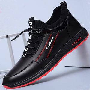 Waterproof leather sole shoes
