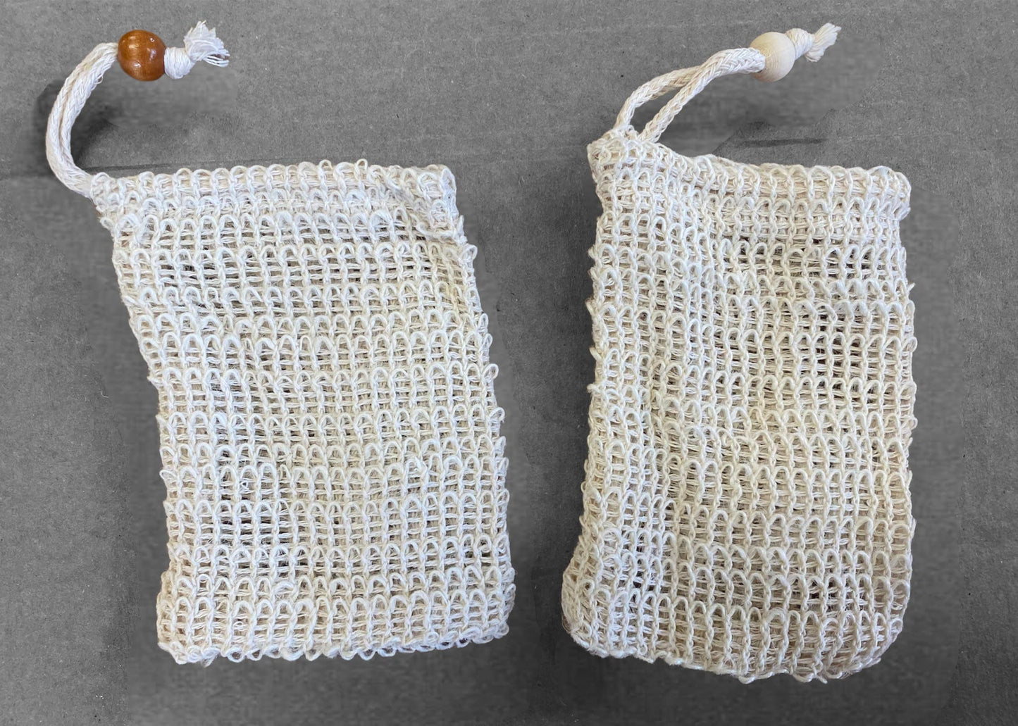 Natural plant based sisal soap saver pouch