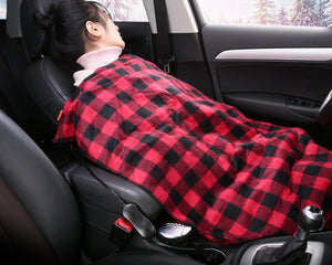 12V heating blanket black red