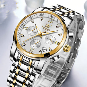 2858 steel belt gold white