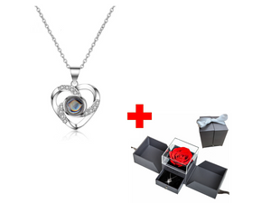 Silver and red box