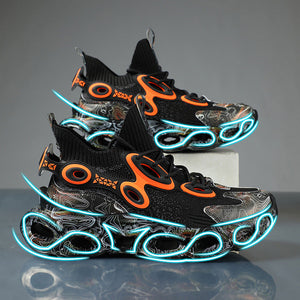Black Fluorescent Orange
