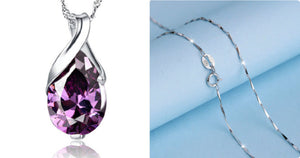 Purple D with chain