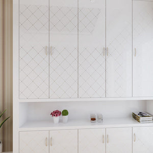 Paint checkered white