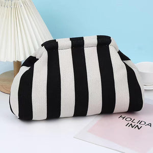 White and black stripes