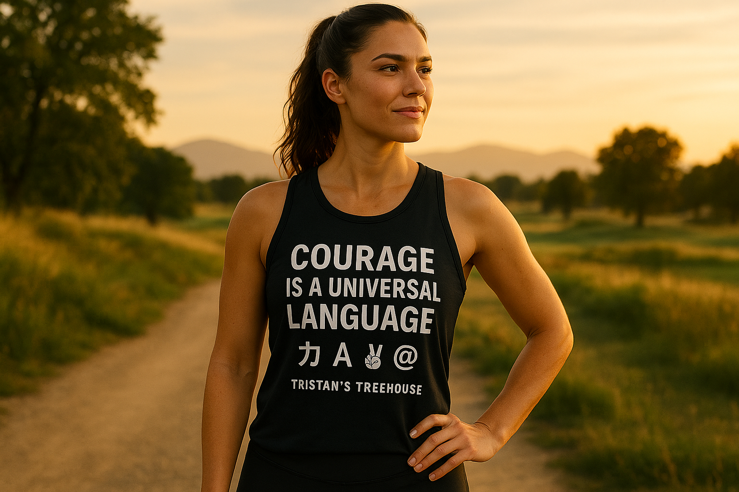 Courage is a Universal Language – Tank Top