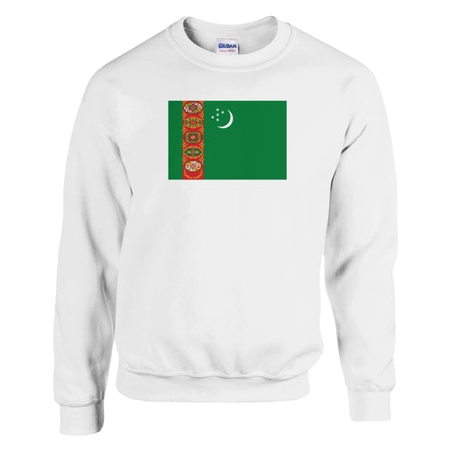 Sweat-shirt Drapeau du Turkménistan