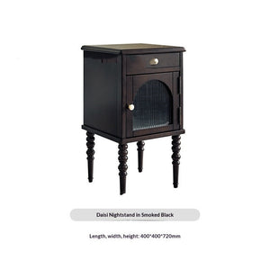 Bedside Table Smoky Noir