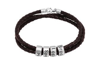 Steel color brown rope