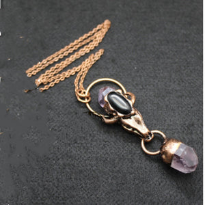 Bull Head Pendant Plus Necklac