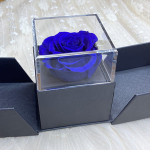 Royal blue flower box