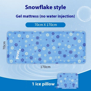 70x170Snowflake with pillow
