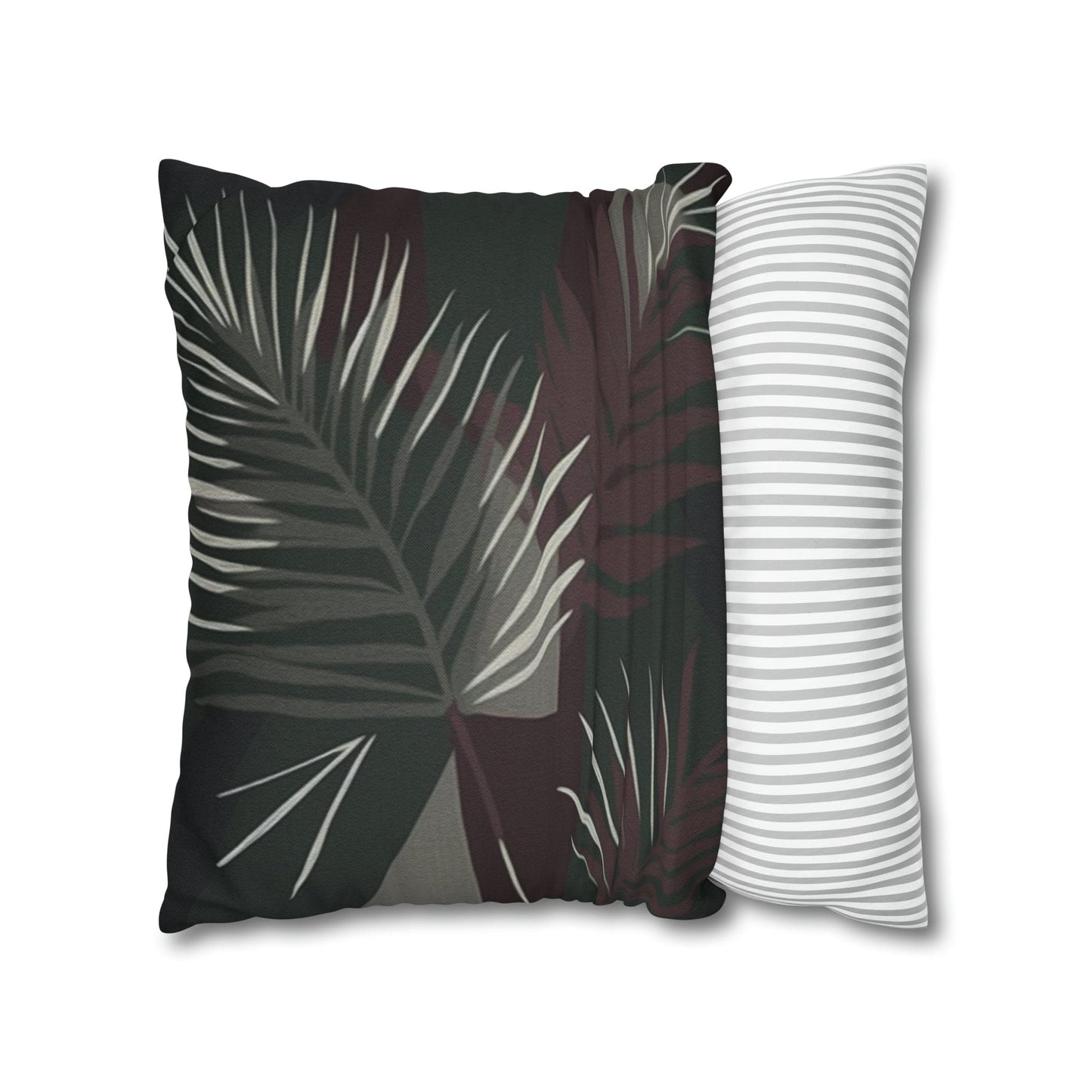 Decorative Throw Pillow Cover - Palm Tree Leaves