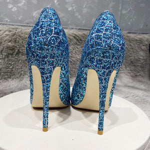 New blue sequins 12cm