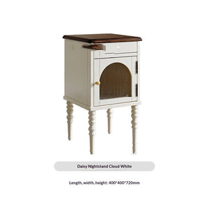 Bedside Table Cloud White