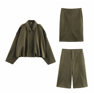 Green suit
