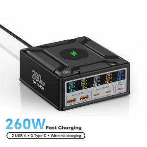 868D Black 260W