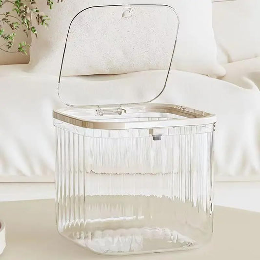 Acrylic Storage Box for Detergent Pet Food Storage Bin