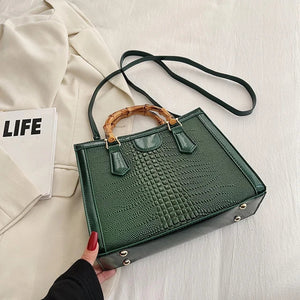 green handbag
