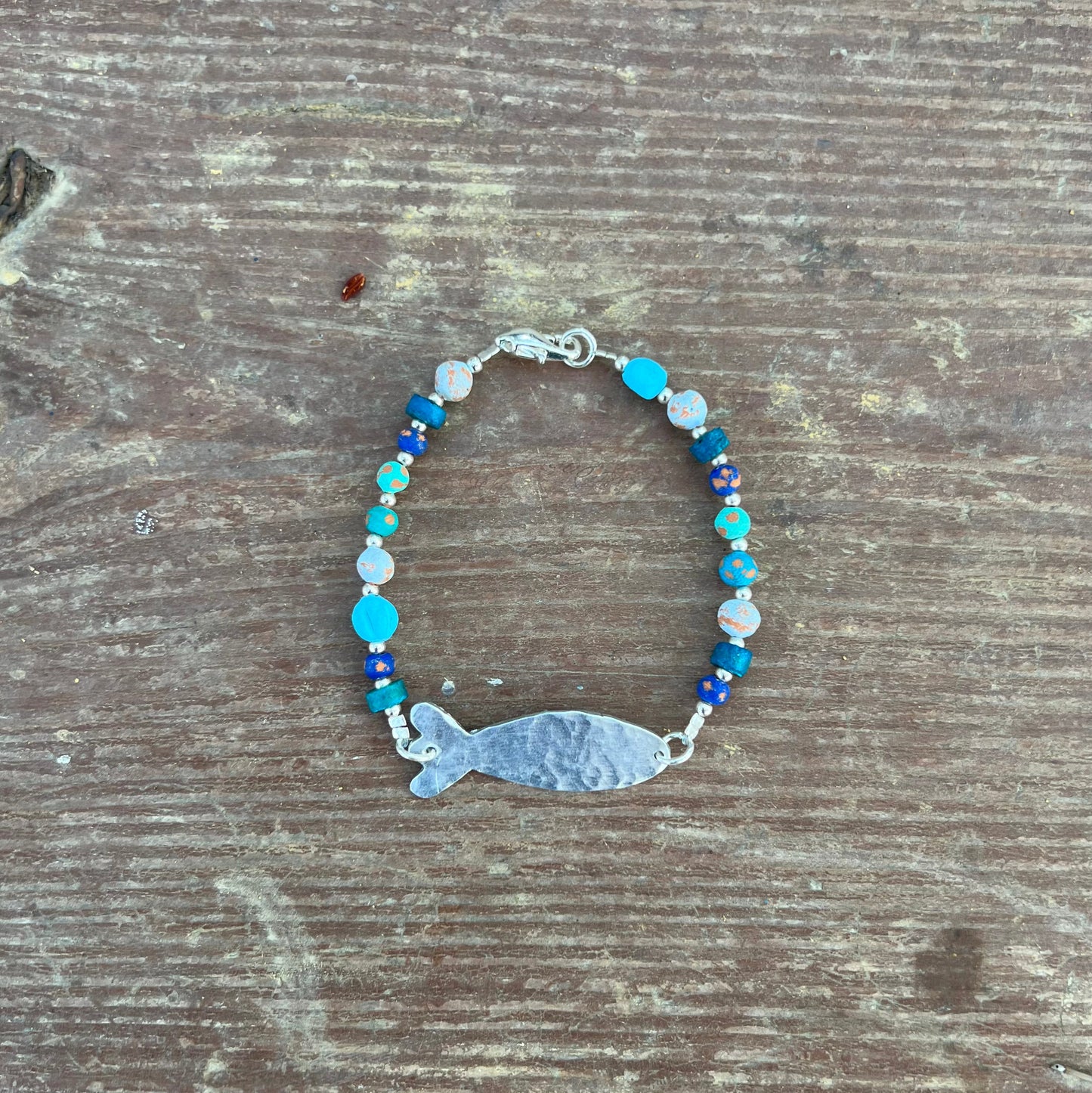 Aluminum Fish Clasp Bracelet